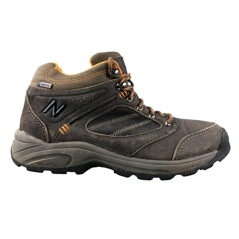 New Balance Mens Size 9 2E 1596 Brown Leather Gore-Tex GTX Hiking Boots MW1569BO